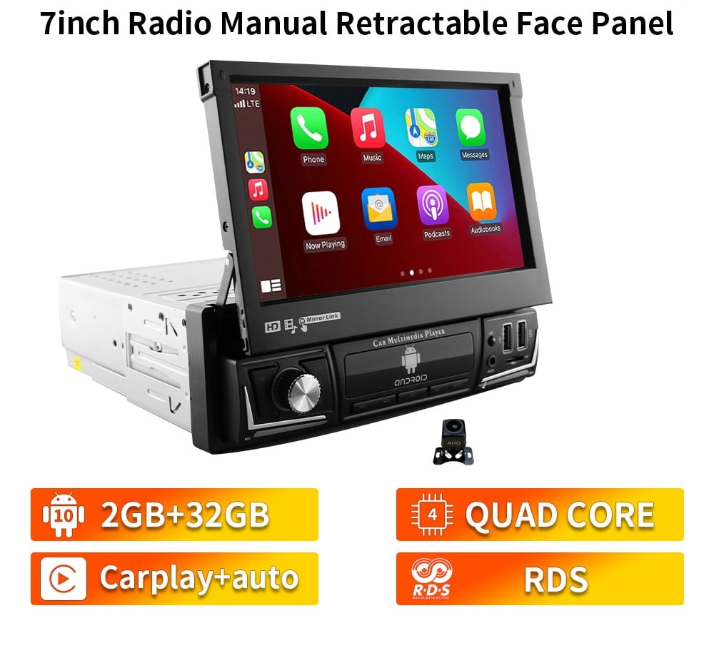 მაგნიტოფონი | Car Recorder-Player C200S/ Black