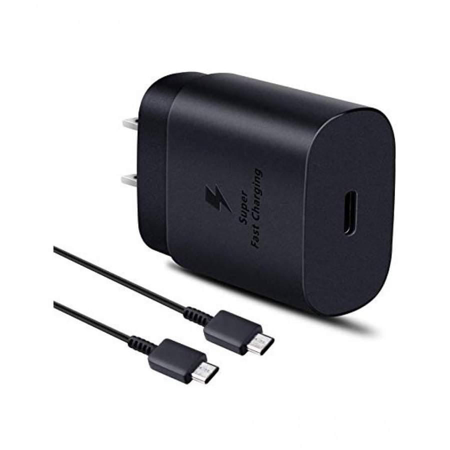 ადაპტერი კაბელით | Samsung Adapter With Cable 45W Type-C To Type-c/ TA800/ White