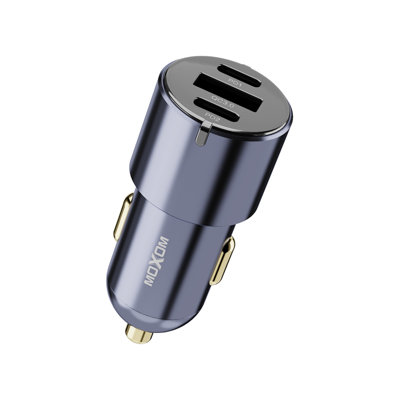 Car ადაპტერი | Car MOXOM Fast Charger MX-VC19 60W / Black