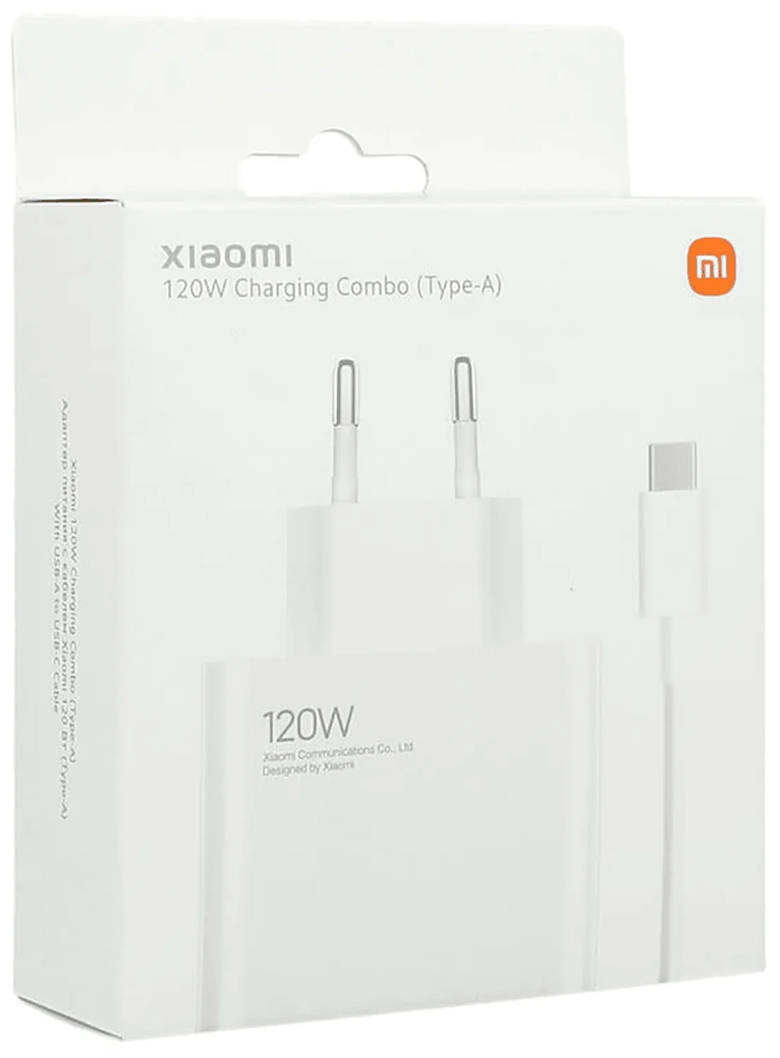 ადაპტერი კაბელით | Xiaomi Adapter With Cable 120W USB To Type-c/ MDY-13-EE/White