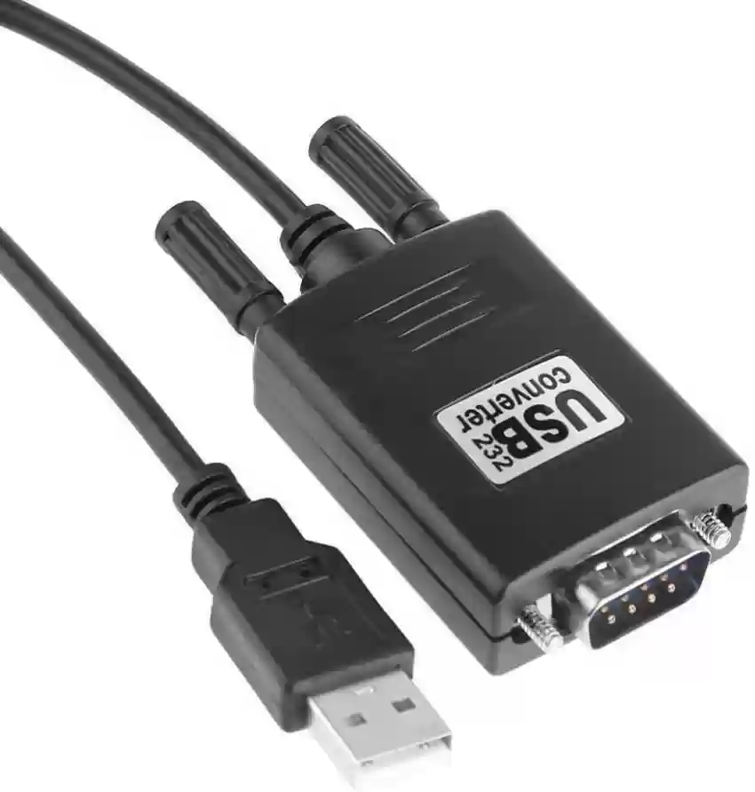 Converter USB TO VGA / RS232 / Black