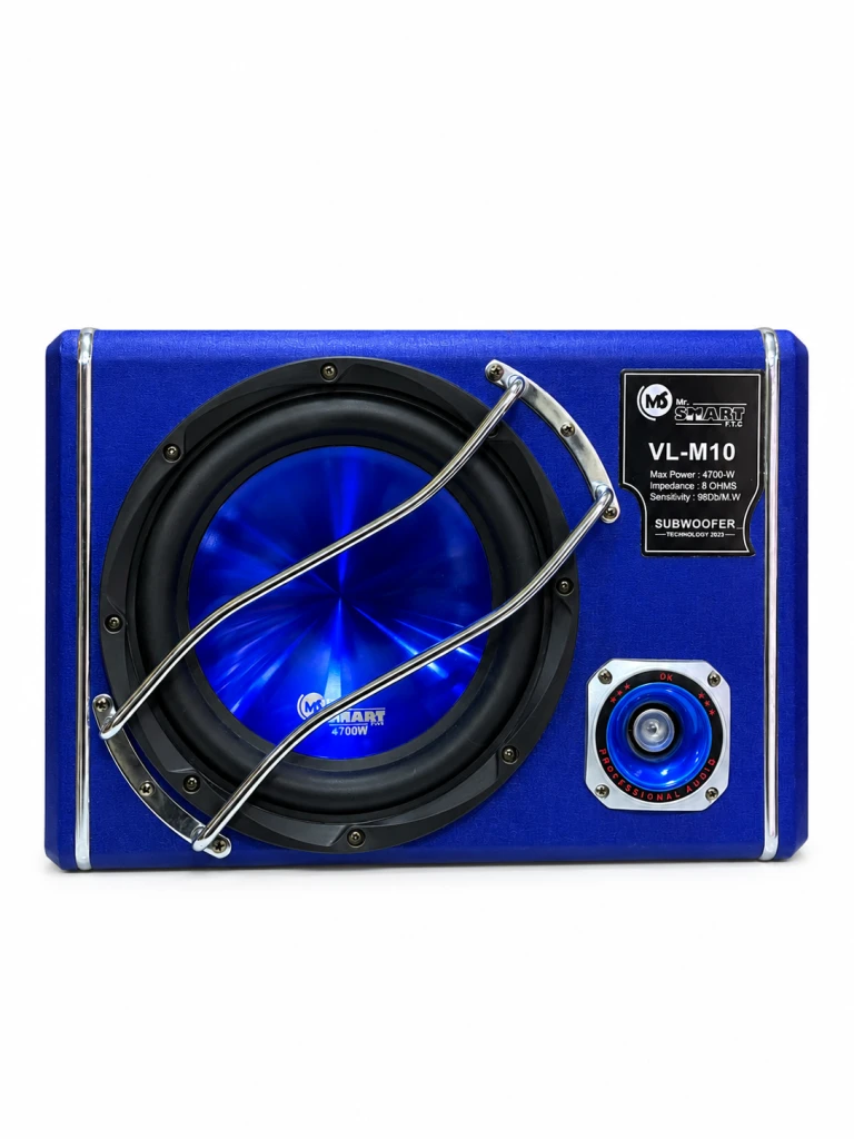 დინამიკი ავტომანქანის | Car Speaker MS Smart VL-M10 / 4700W / Black Blue