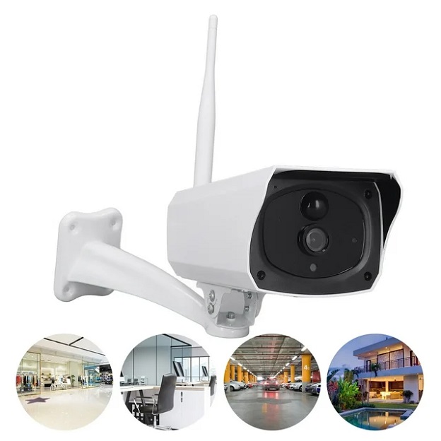 ვიდეო კამერა | Smart Solar Camera V380 Pro VT1-W / WiFi / White