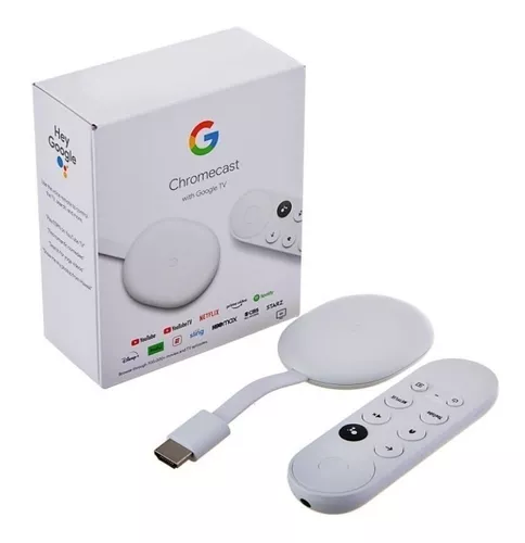 სმარტ ბოქსი | Smart TV Box Google Chromecast with Google TV Snow White
