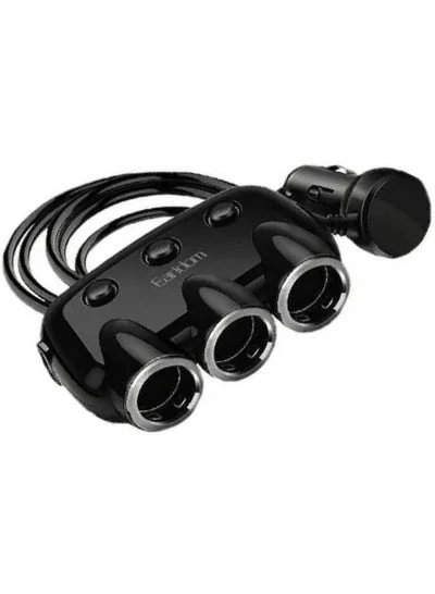 Car ადაპტერი გადამყვანით | CAR BOLICE BO-202 3.1A 12-24V  / Black