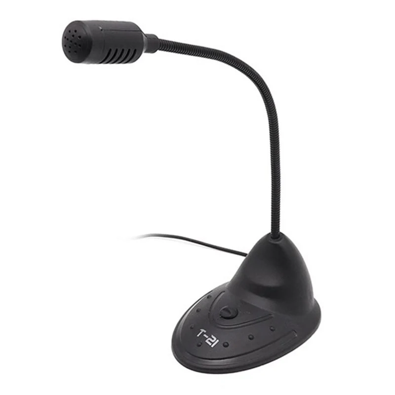 PC დესკტოპ მიკროფონი | Desktop microphone T-21 /Black
