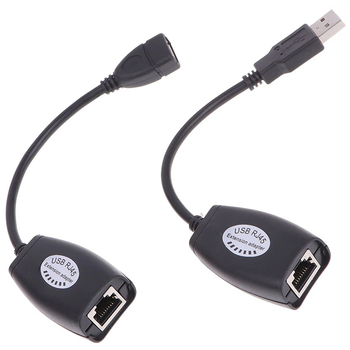 USB TO RJ45 კონექტორი | USB TO RJ45 Cable / Black