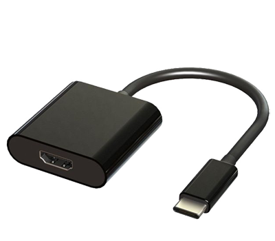 Type-C to HDMI კონექტორი | Converter Type-C to HDMI / Black