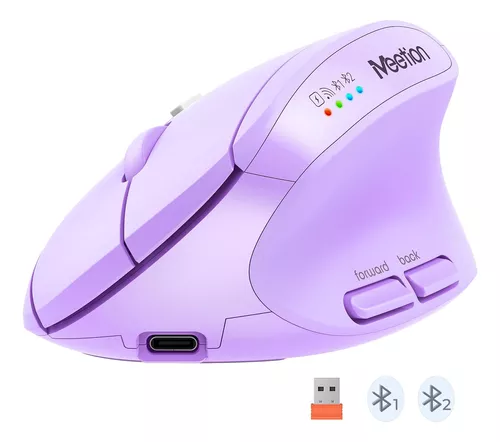 მაუსი | MeeTion Vertical Mouse BTM008 Pink