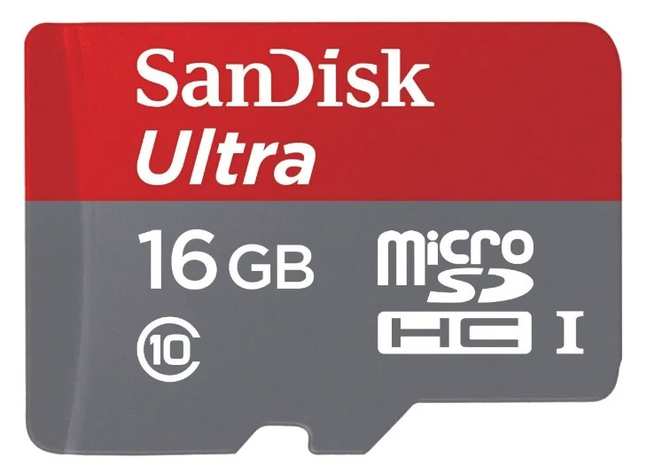 Micro SD ბარათი | Micro SDXC SanDisk SDSQUNS-016GB / Gray
