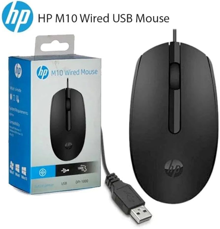 მაუსი | Mouse Hp M10 / Black