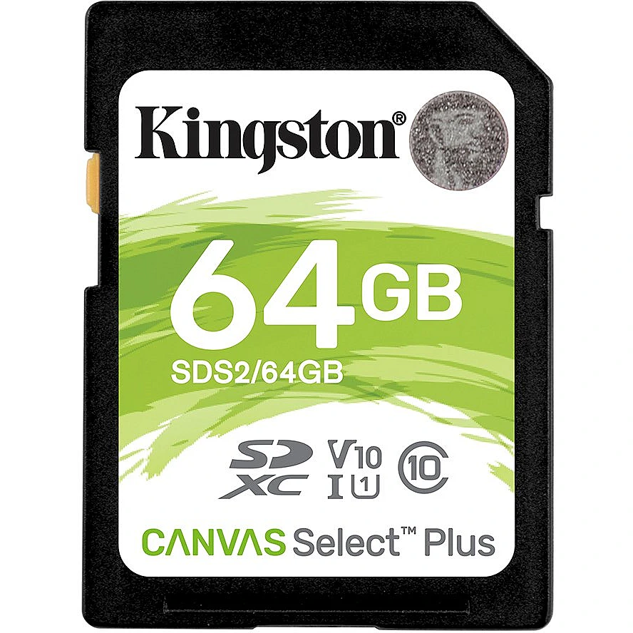 Micro SD ბარათი | Micro SDXC Kingston 64GB SDS2/64GB / Black