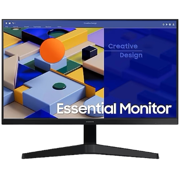 მონიტორი | Samsung LS24C310EAIXCI, 24", Monitor, IPS, HDMI, DP, VGA, Black