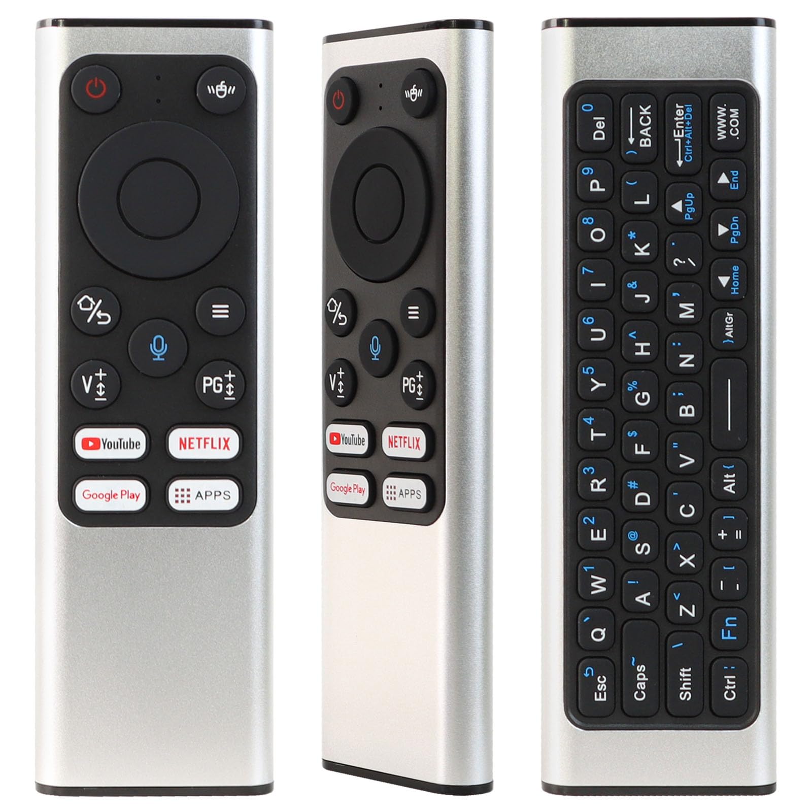 TV უნივერსალი პულტი | Universal TV remote control with keyboard / White