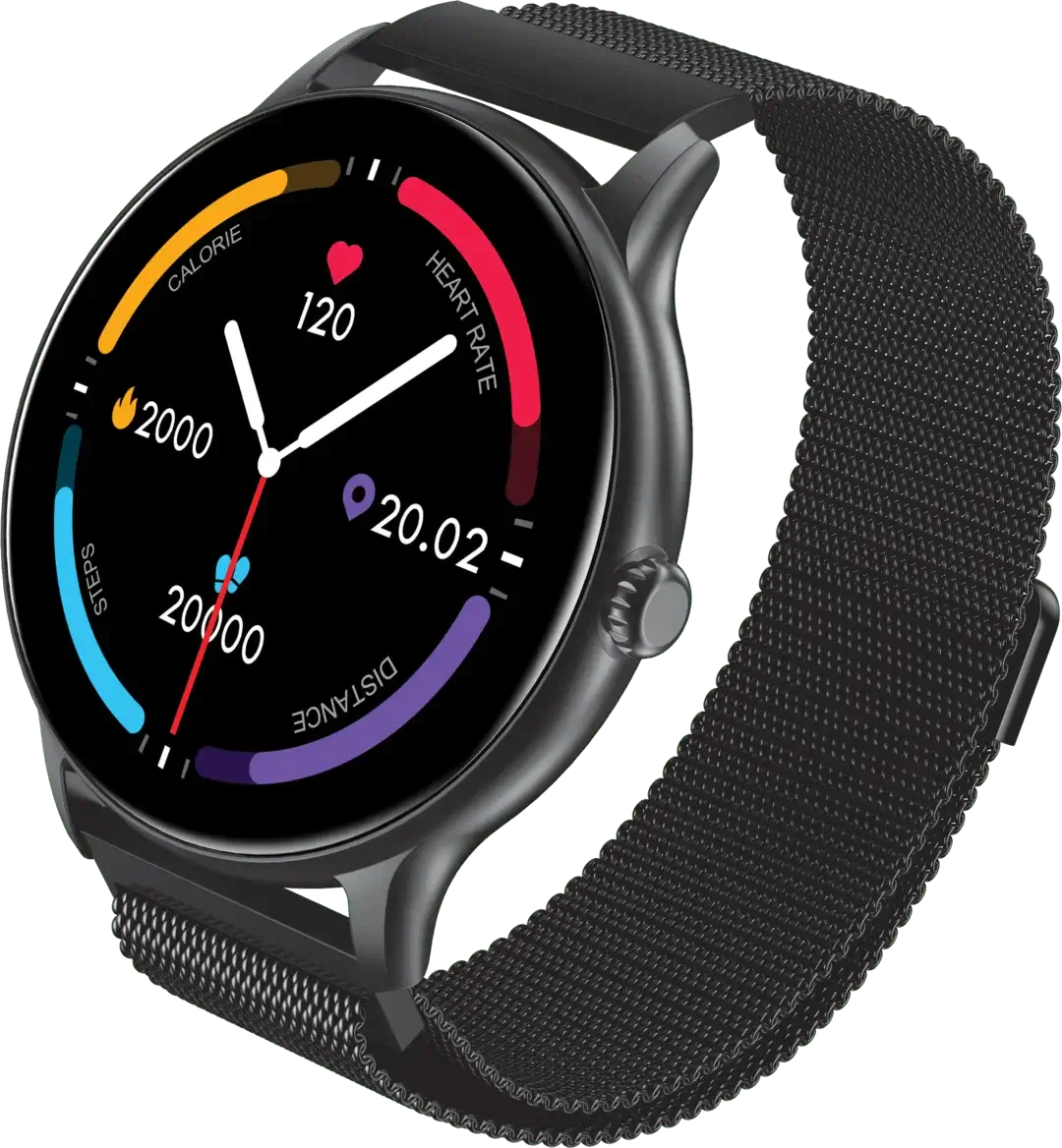 სმარტ საათი  | Smart Watch HOMMTEL VENU 5 Black Titanium