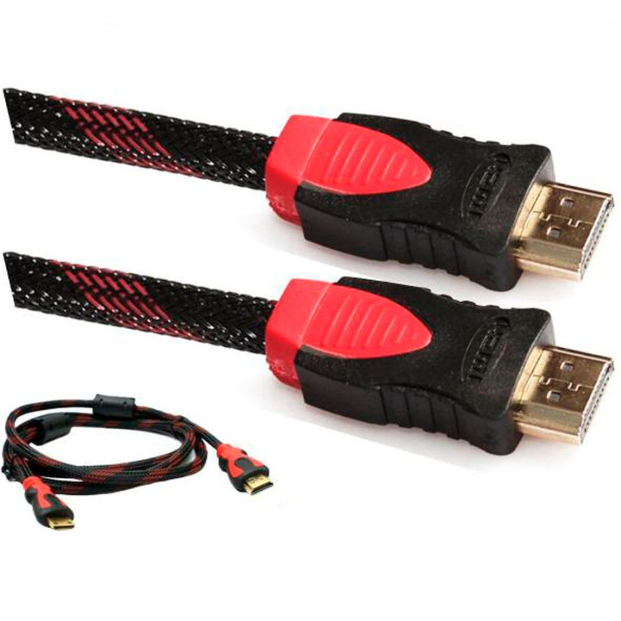 HDMI კაბელი | HDMI Cable KARBIST 1080P 1.5M / RED