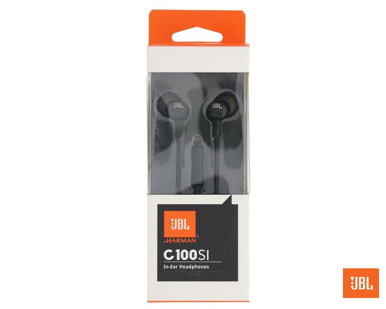ყურსასმენი JBL C100SI Aux  Black