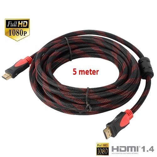 HDMI კაბელი | HDMI Cable KARBIST 1080P 5M / RED