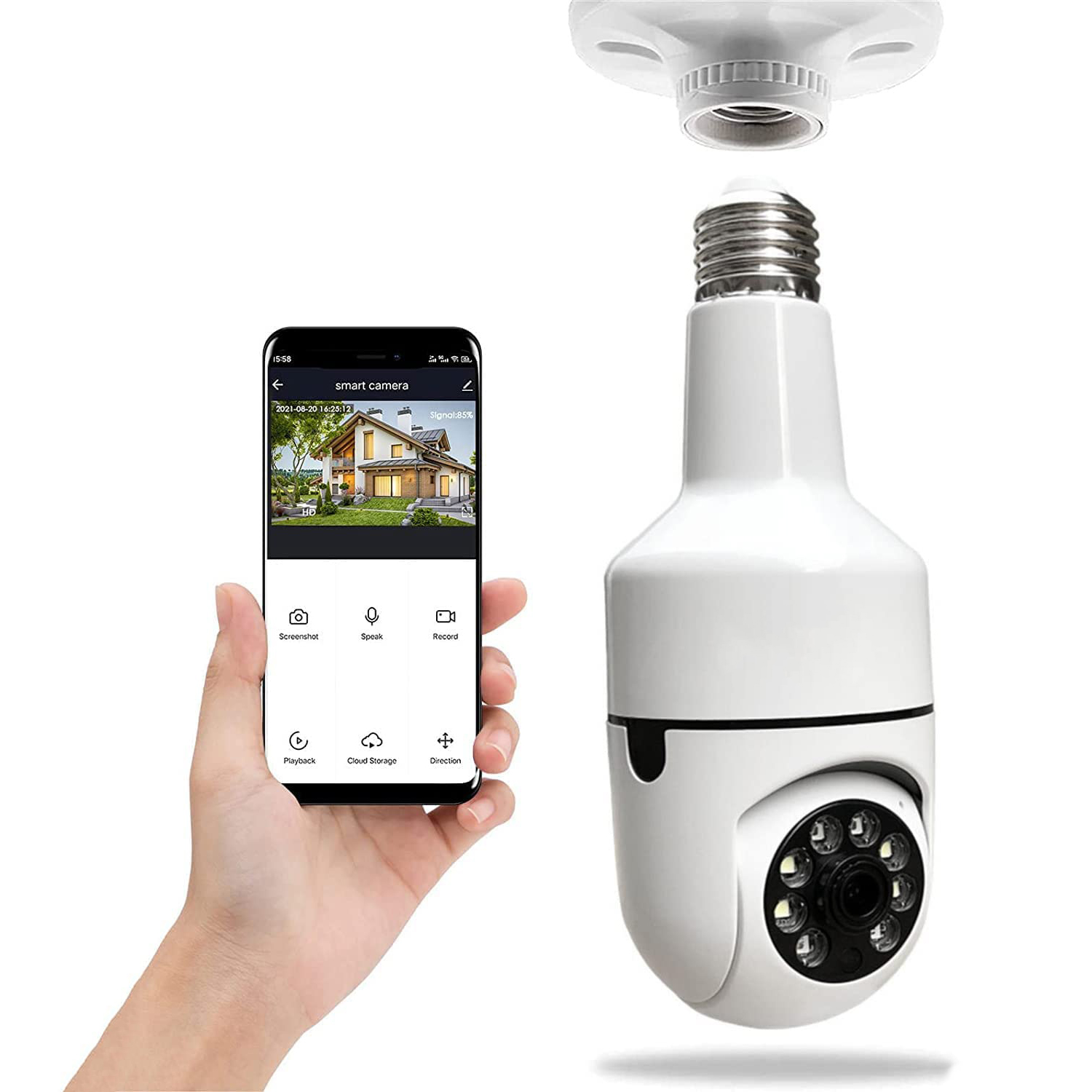 ვიდეო კამერა | Smart Camera Q7-V9 Y26 / WiFi / White