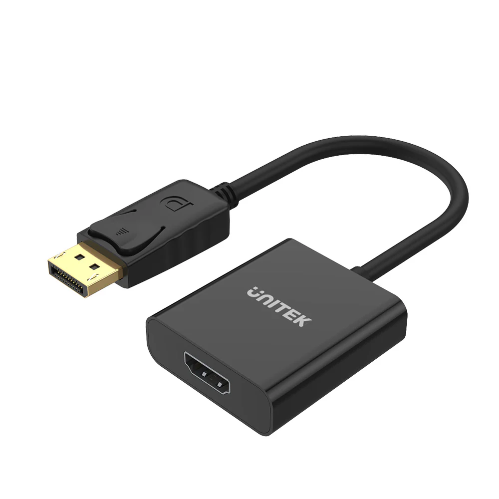 DP TO HDMI კონექტორი | Converter/ADAPTER DP TO HDMI / BLACK