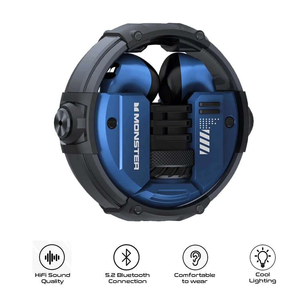 ყურსასმენი Airpods Monster XKT10 Blue