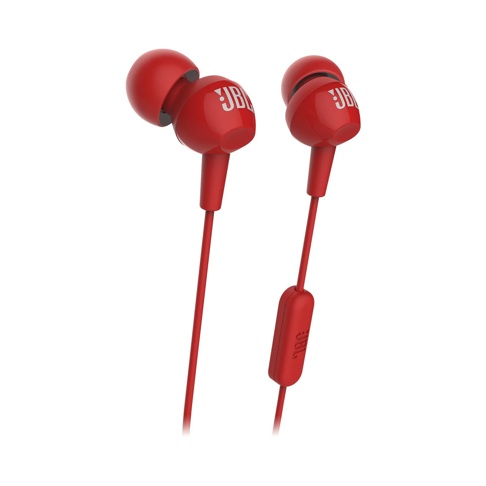 ყურსასმენი JBL C100SI Aux  Red