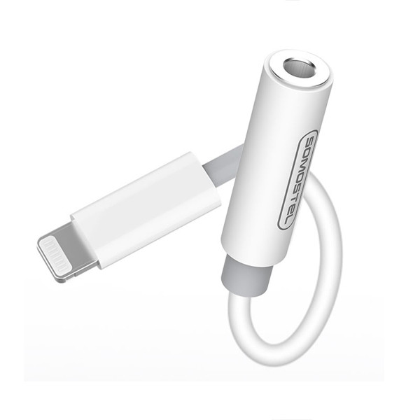 კონექტორი | Connector IOS TO AUX 3.5mm /SOMOSTEL SMS-BZ01 /White