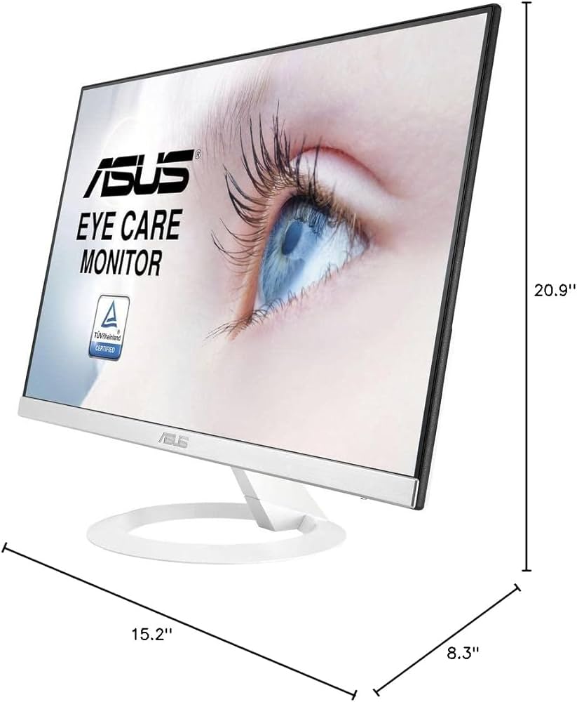 მონიტორი | Monitor/ Asus/ ASUS  23"(58.4 cm) VZ239HE-W FHD(1920x1080), 250cd/M2, KMS, HDMI,VGA,WHITE