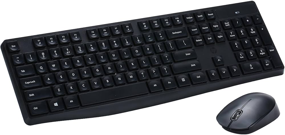 კლავიატურა მაუსით | Keyboard Wireles With mouse Hp CS10 / Black