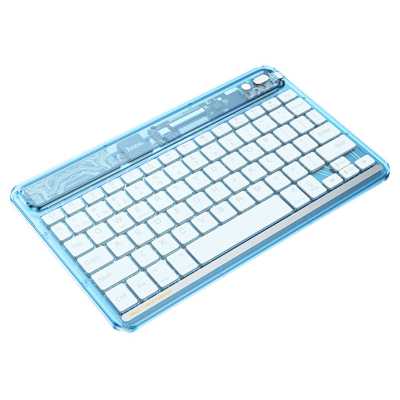 კლავიატურა | KEYBOARD Wireles HOCO S55  Light Blue 