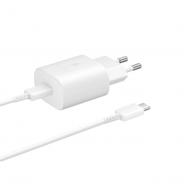 ადაპტერი კაბელით | Samsung Adapter With Cable 45W Type-C To Typce/ TA845/ Black