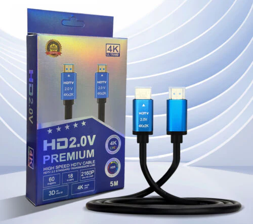 HDTV კაბელი | HDTV PREMIUM HD2.0V Cable 1.5M / Black