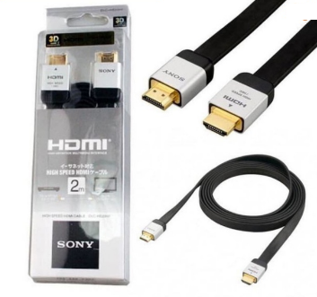 HDMI კაბელი | HDMI Cable Sony DLC-HE20HF 2M / Black
