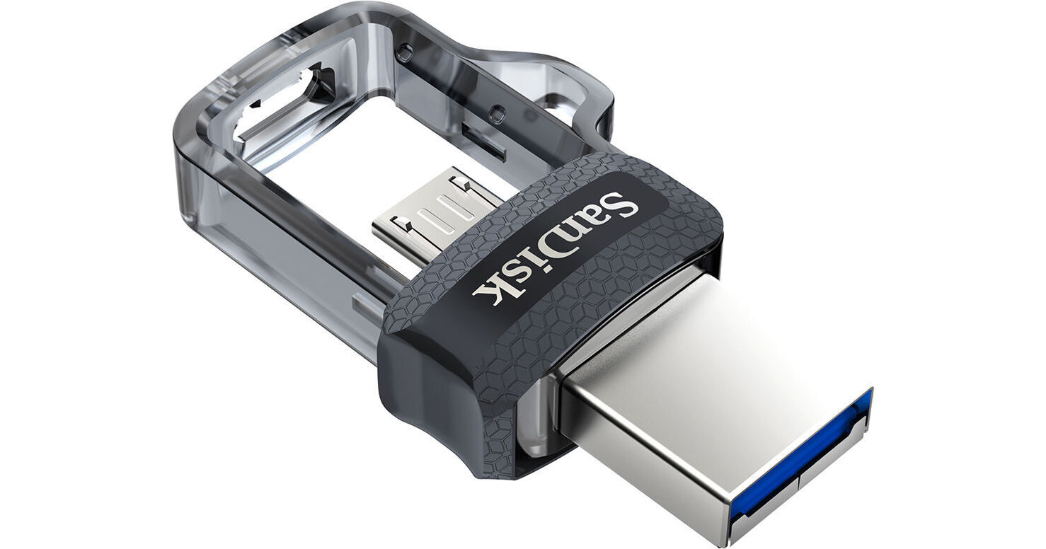 USB ფლეშ მეხსიერება | USB Flash Drive Sandisk SDDD3-32GB / Black