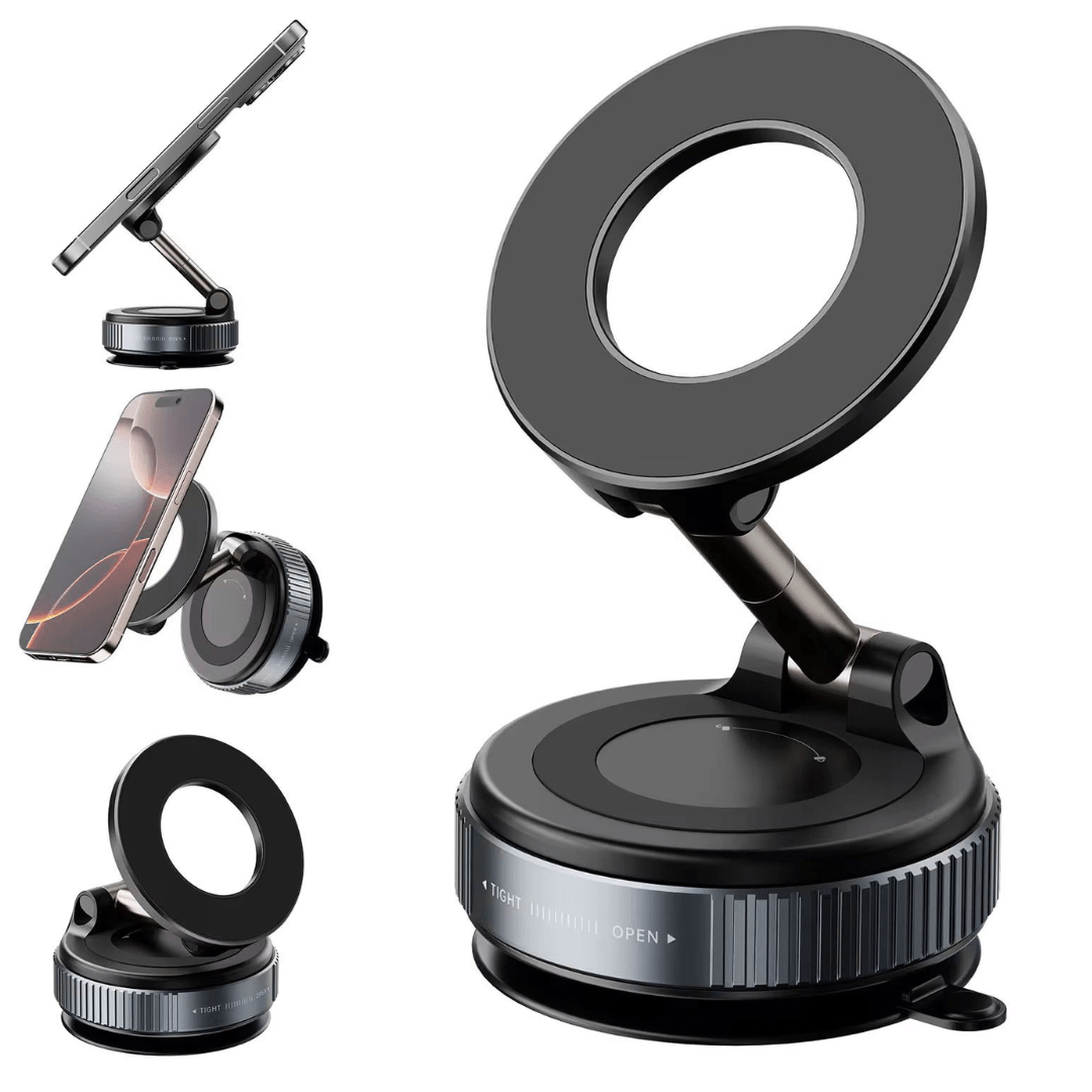 მობილურის სამაგრი ავტომანქანის | Car Mobile Phone Holder VACUUM SUCTION X68 / Black