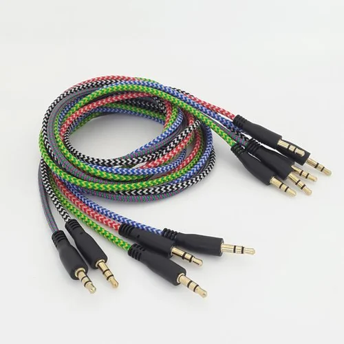 აუქსის კაბელი | Aux Cable  For Mobile Colorful