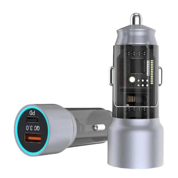 Car ადაპტერი |YESPLUS Car Charger YS-1208 38W / Silver