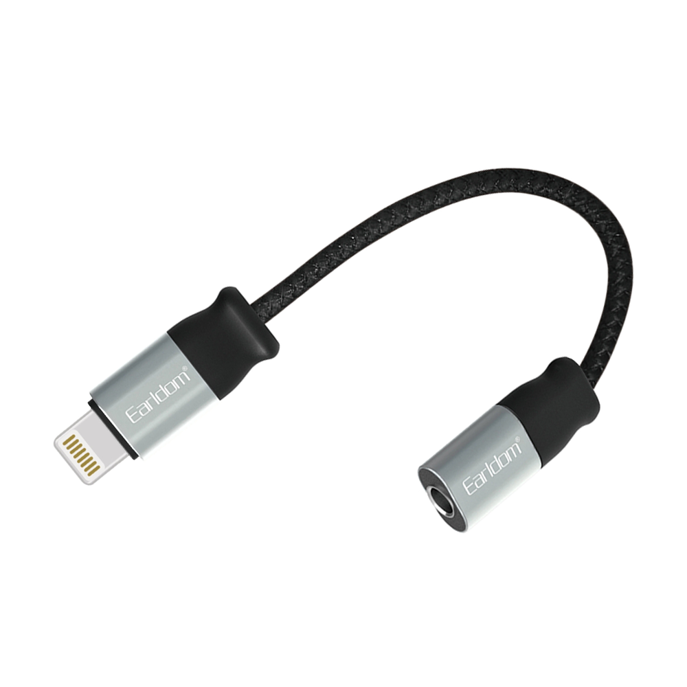 კონექტორი | Connector IOS TO AUX 3.5mm /Earldom ET-OT50 /Black