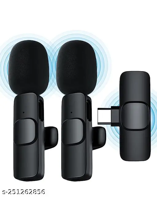 უსადენო ''პეტლიჩკა'' მიკროფონი | Wireless Microphone Type-c K9 Black