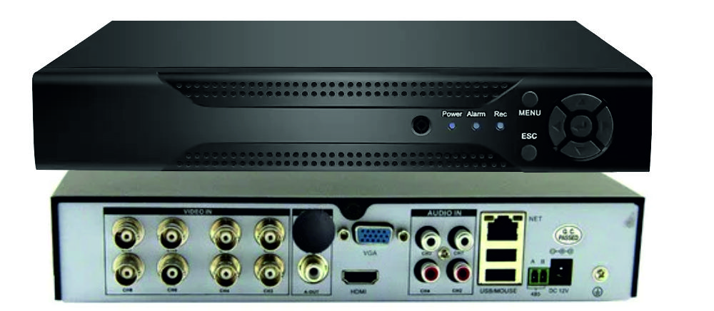 ვიდეო კამერის ჩამწერი DVR | NAPCO DVR 8 CH/  5MP / AHD