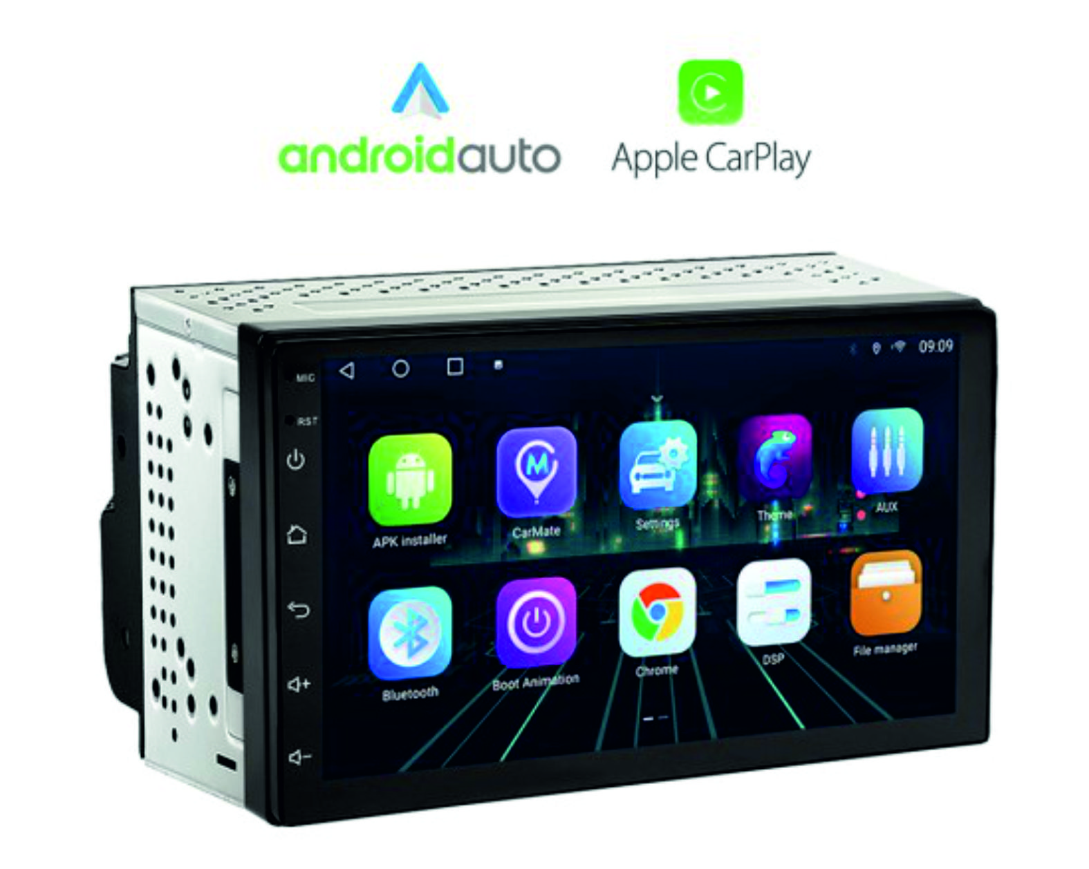 მაგნიტოფონი | Car Recorder  MTK 4+64GB CPPA / 7 inches / Android / Black