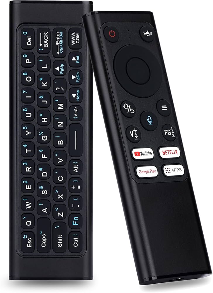 TV უნივერსალი პულტი | Universal TV remote control with keyboard / Black