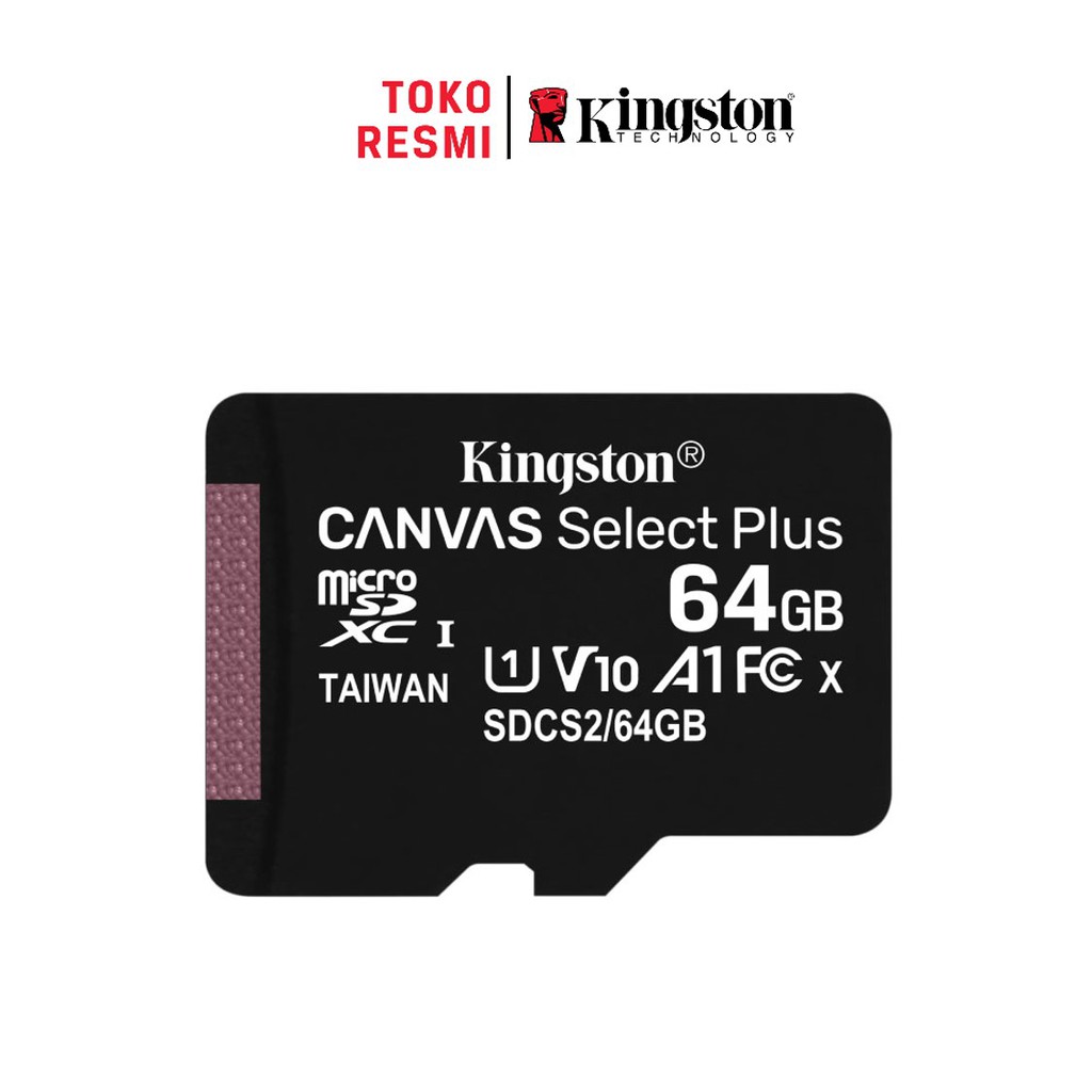 Micro SD ბარათი | Flash Card/ Kingston MicSD 64 GB  SDCS2/64GBSP( Single Pack W/O Adapter) (SDCS2/64GBSP)