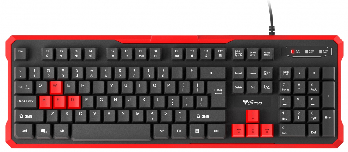 კლავიატურა | Keyboard Gaming Genesis Rhod110 / Black