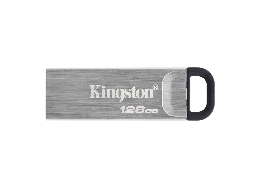 USB ფლეშ მეხსიერება | USB Flash Drive/ Kingston 128GB DataTraveler Kyson USB 3.2 Gen1 / Grey
