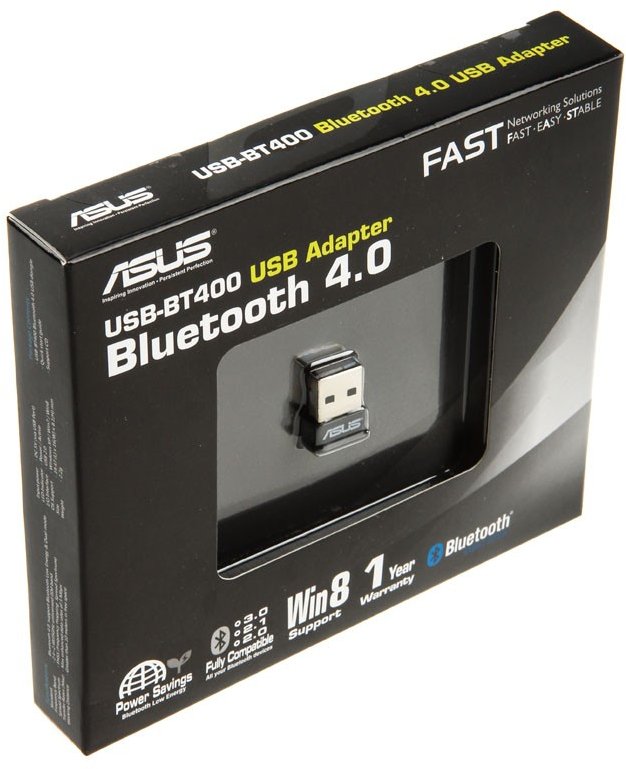 Wi-Fi მიმღები | ASUS USB-BT400 USB Adapter Bluetooth 4.0  / Black