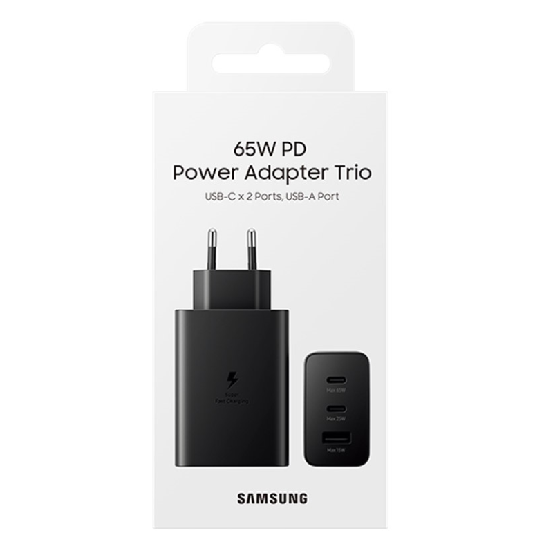 ადაპტერი | Samsung Adapter 65W Type-C T6530/ Black